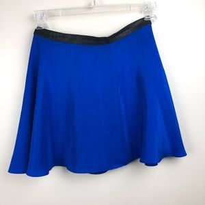 Jennifer Hope 100% Silk Royal Blue Skirt